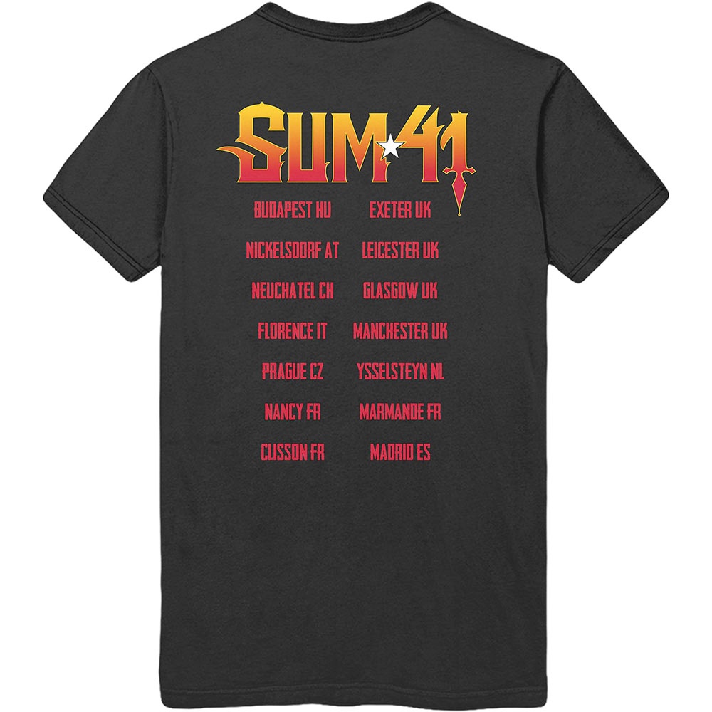 Sum 41 - Out For Blood Heren Tshirt - Zwart